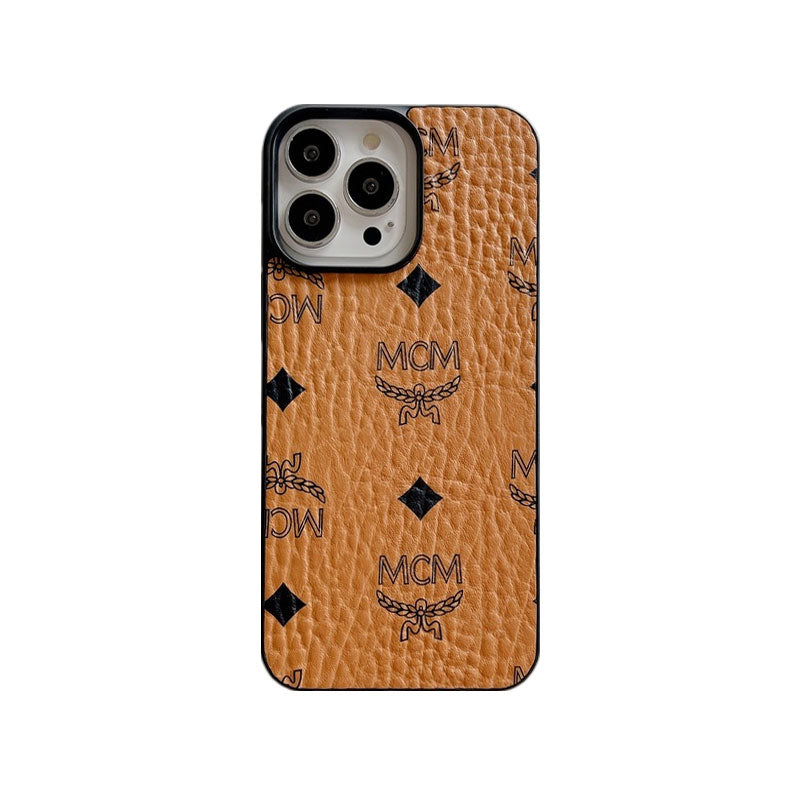 Funda para iPhone MCM negra-MCK240603