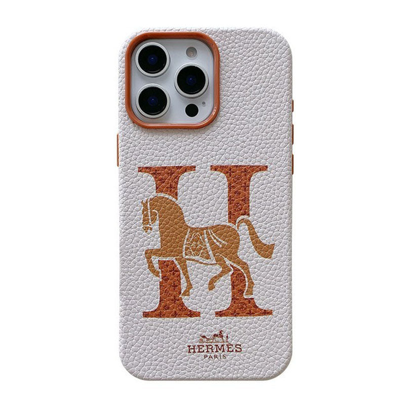 Capa clássica de couro para iPhone