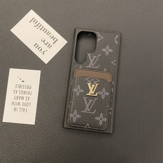 SAMSUNG GALAXY PETITE MALLE TELEFONTOK KÁRTYA TARTÓ MONOGRAM VÁSZON