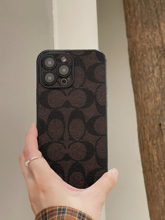 Klassische iPhone-Hülle Braun -QB240402
