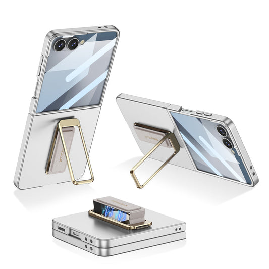 Mágneses tartó Ütésálló telefontok elülső védőfóliával Galaxy Z Flip7 készülékhez