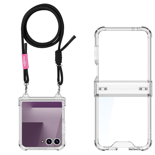 Shockproof Phone Case With Lanyard For Galaxy Z Flip 7/6/5/4