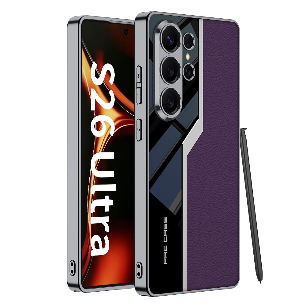 Elektromos bőr zuhanásgátló telefontok Galaxy S26 S25 S24 S23 Ultra Plus telefonhoz