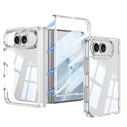 iPhone Ultra - Cosaint Inse Maighnéadach Clúdach Glan Scannán Gloine Tempered Insuite