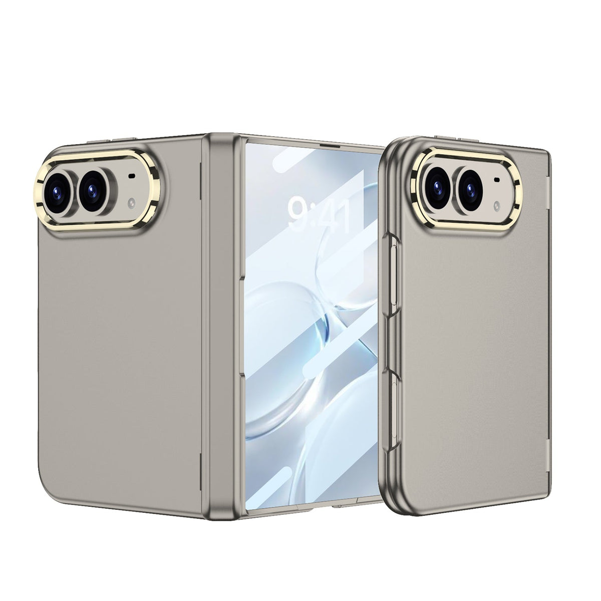 iPhone Ultra - Protección de bisagra magnética Cubierta de moda Película de vidrio templado incorporada