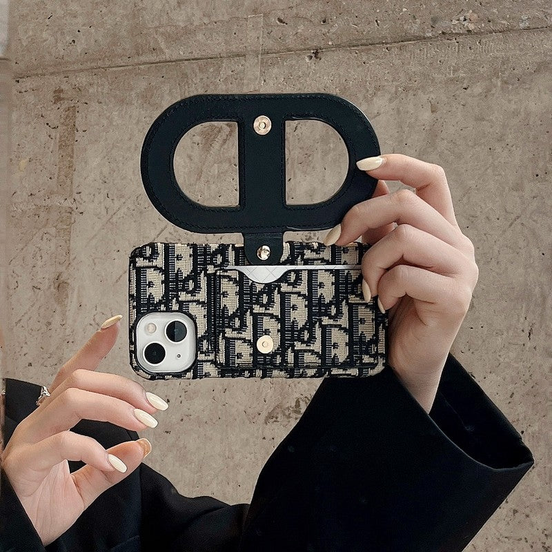 Cás iPhone Mála Cárta Lúibín Faisean