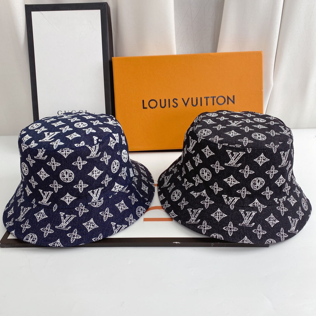 Luxus Monogram farmer vödör kalap | Luxus Designer 1v Hat