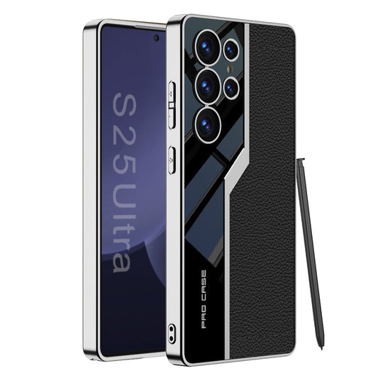 Elektromos bőr zuhanásgátló telefontok Galaxy S26 S25 S24 S23 Ultra Plus telefonhoz