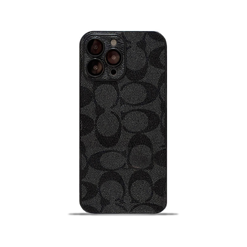 Funda clásica para iPhone negra -QB240402