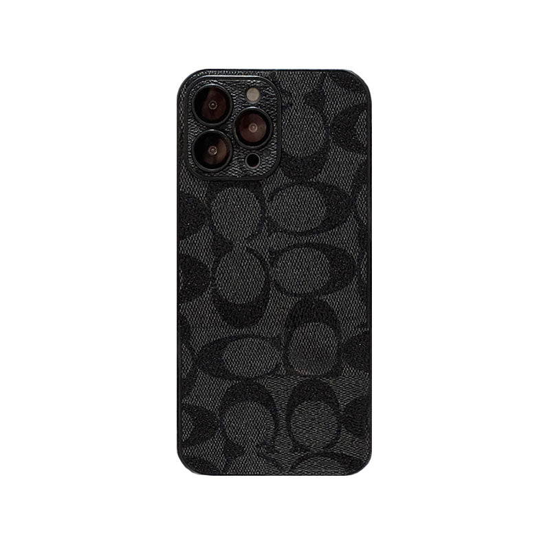 Funda clásica para iPhone negra -QB240402