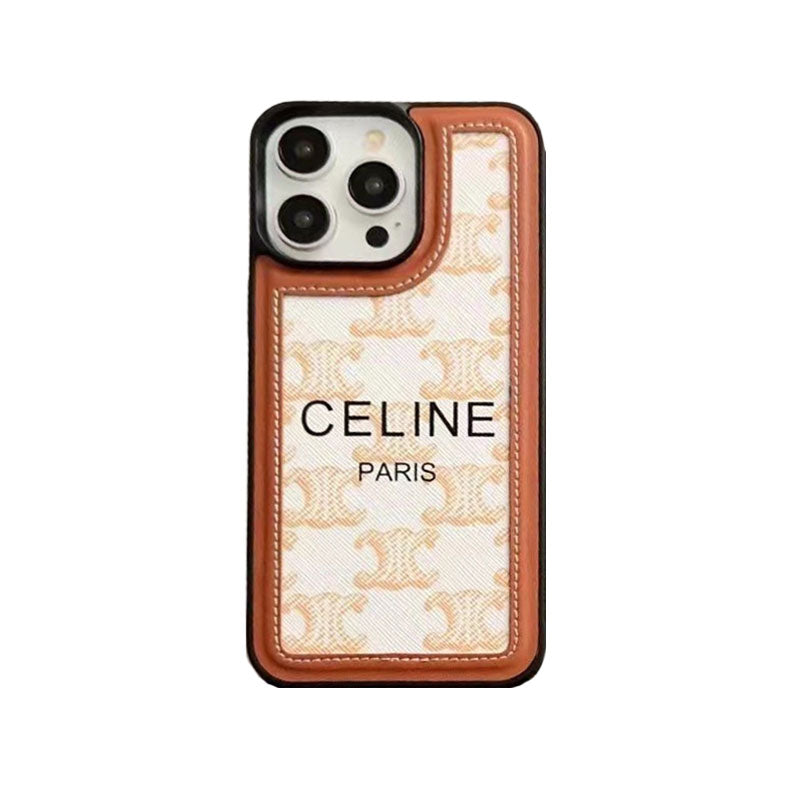 Funda blanca con correa para iPhone Celine-SZ231124