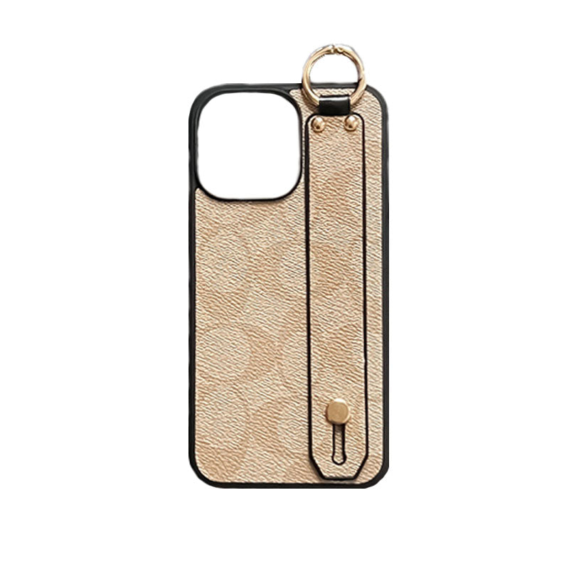 Klassieke iPhone-hoes met houder, zwart-SW240330