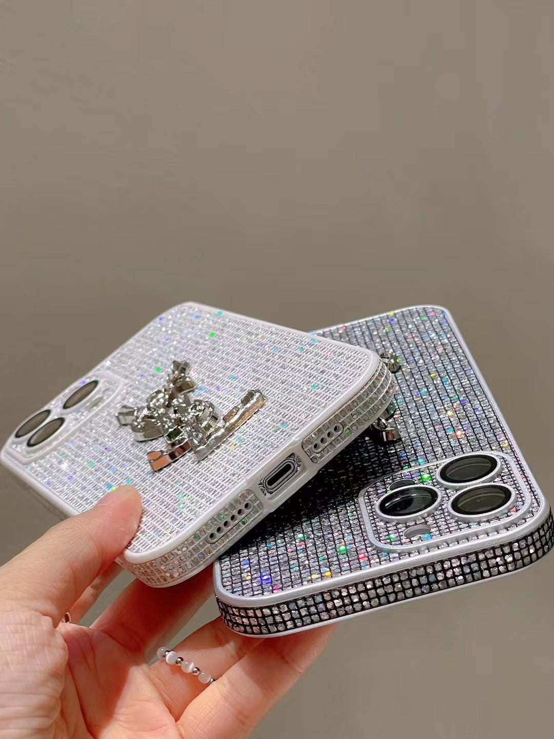 Luxe glitter iPhone-hoesjes