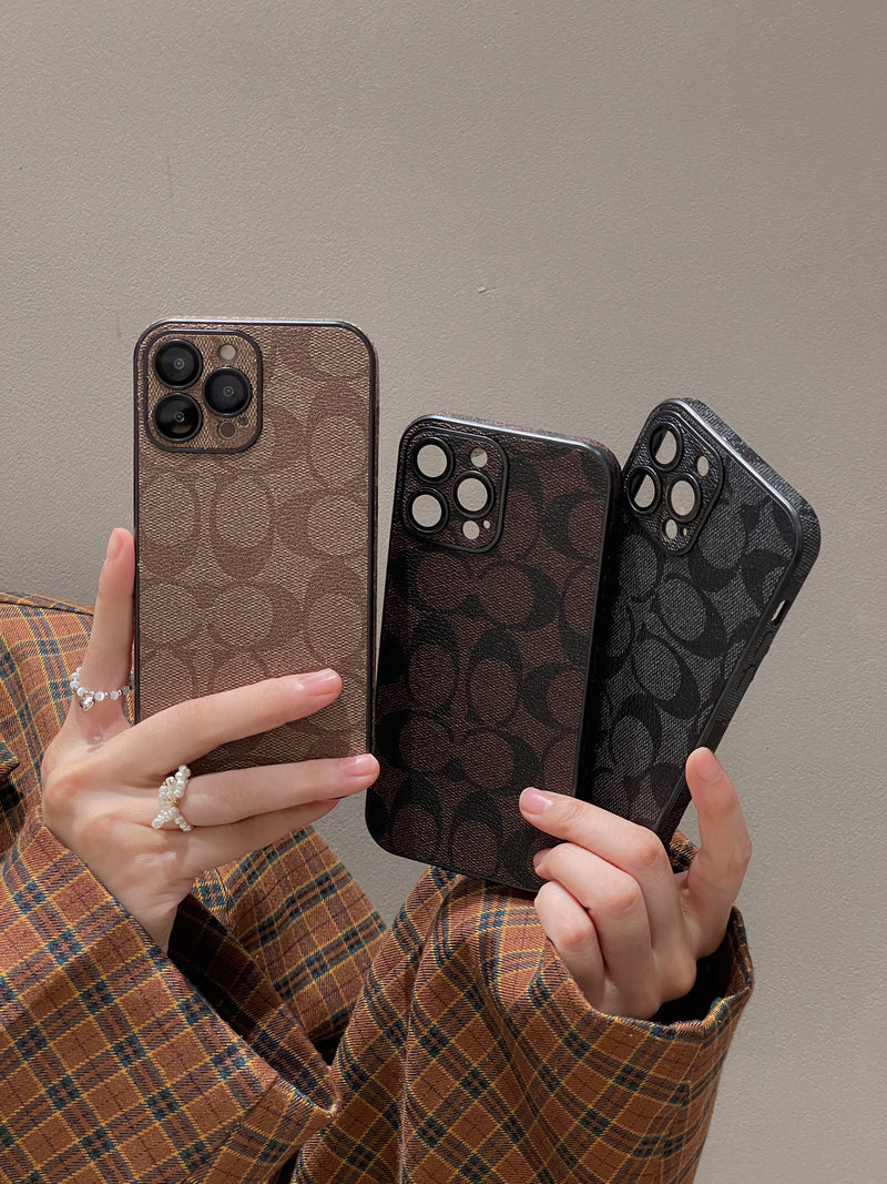 Klassiek iPhone-hoesje Bruin -QB240402