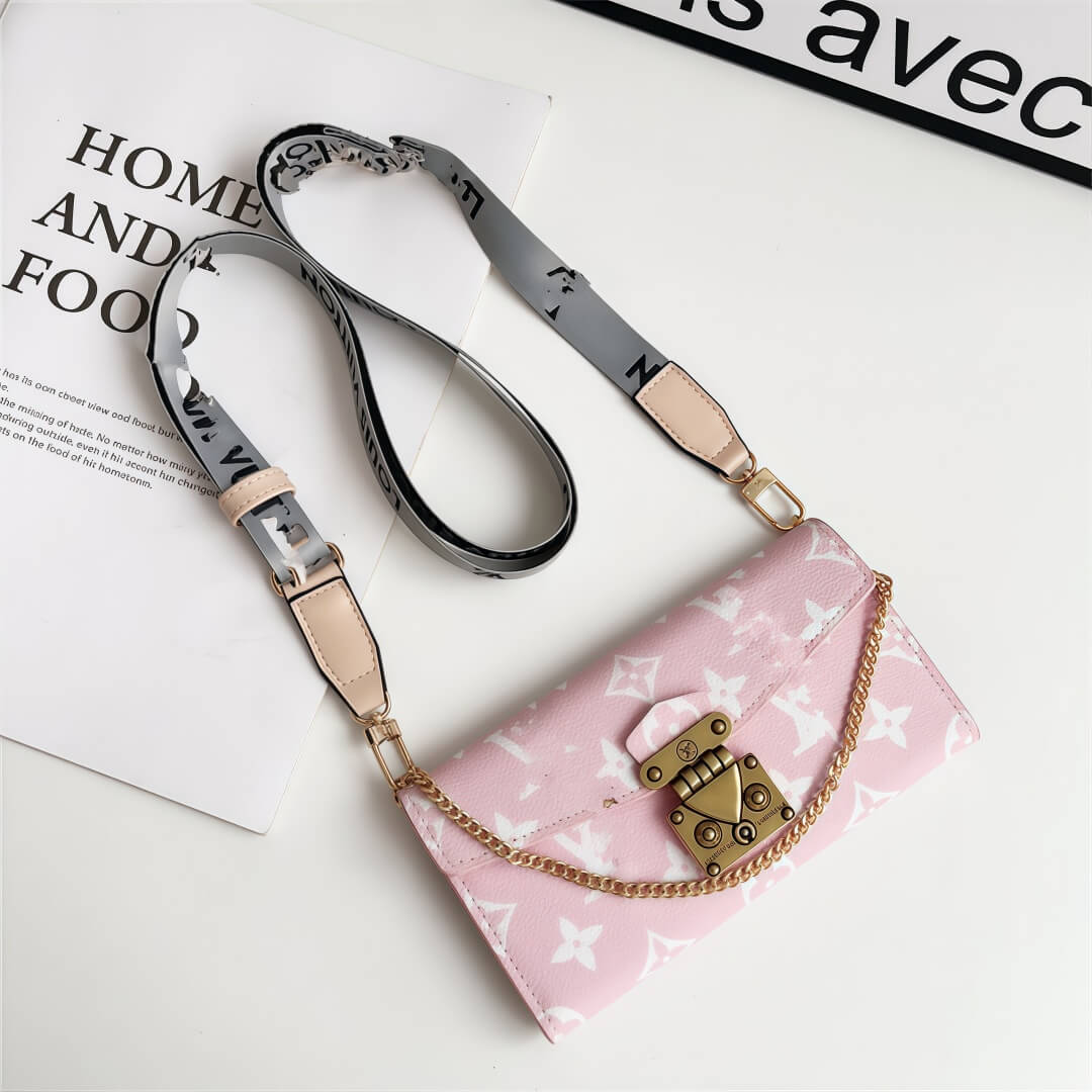 Capa de couro inspirada em bolsa crossbody para iPhone com suporte para cartão