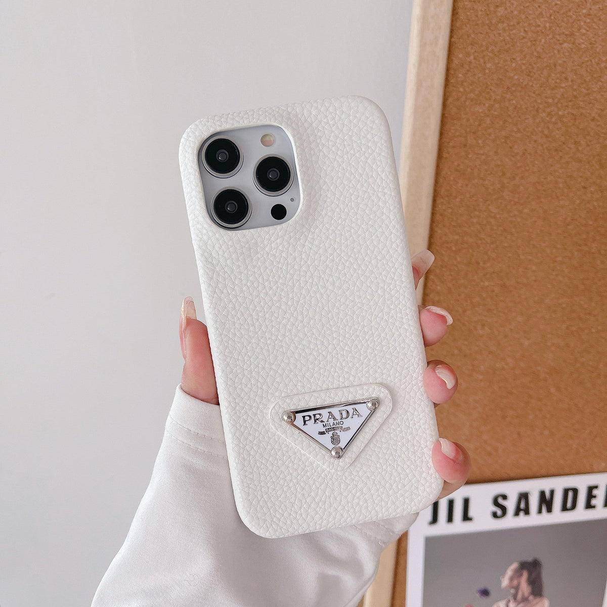 Luxe leren iPhone-hoesje