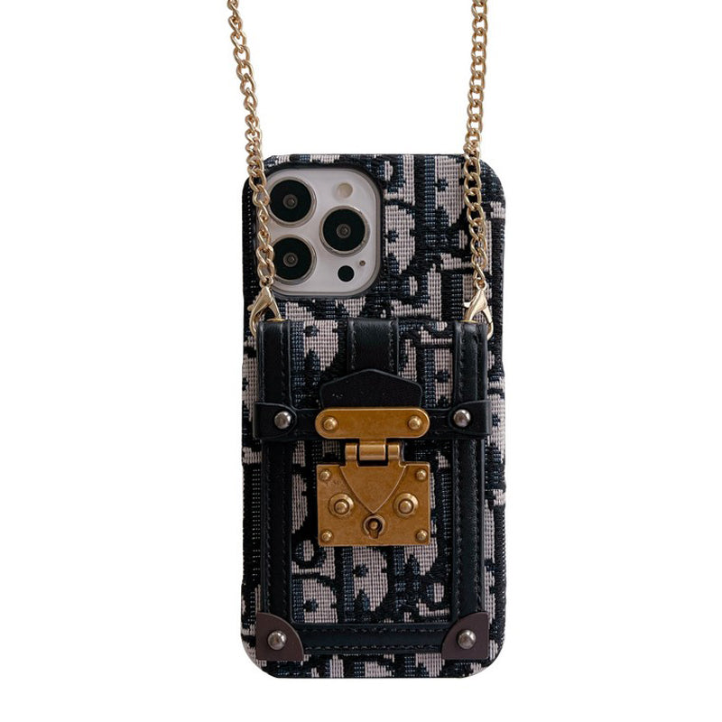 Mode kaart tas stof iPhone hoesje