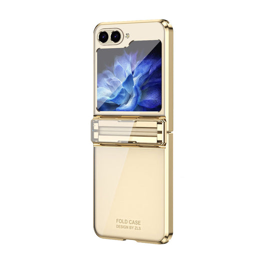 Galvanizálható átlátszó telefontok Galaxy Z Fliphez, 7/6/5/4/3