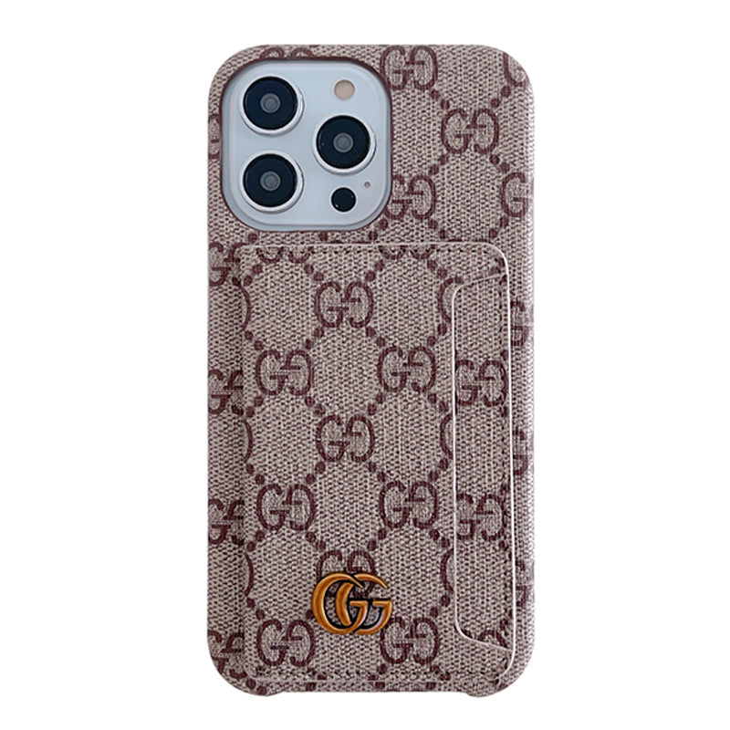 Premium kaarthouder iPhone-hoesje
