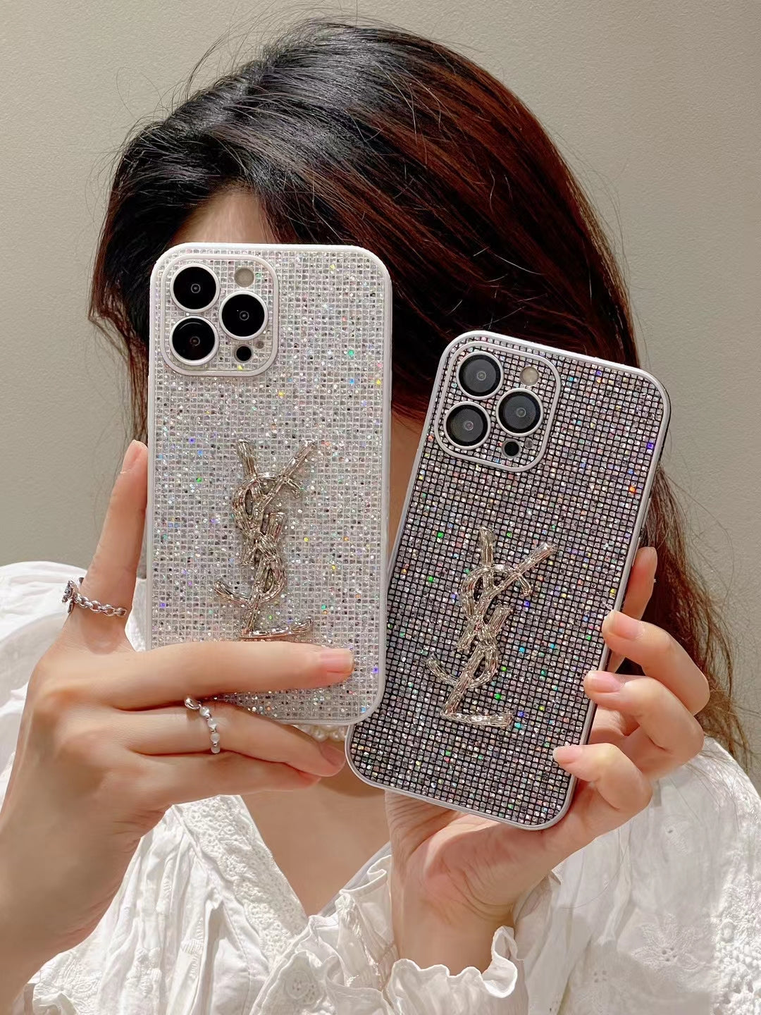Luxe glitter iPhone-hoesjes