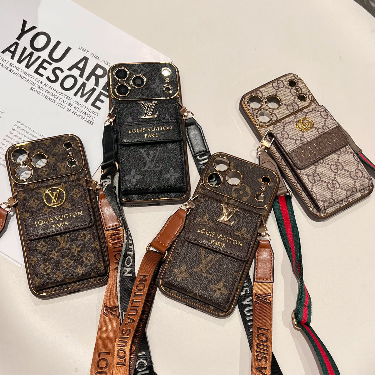 Új klasszikus luxuskártyatartós telefontok 11