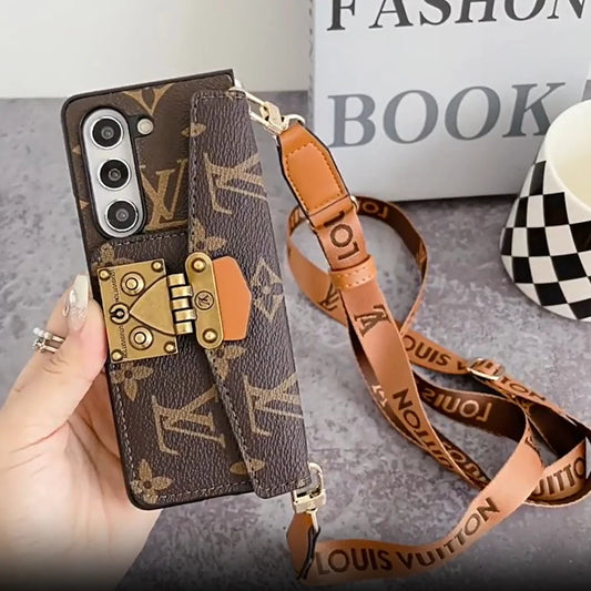 Luxe LOCK CARD BAG CROSSBODY CHAIN ​​SAMSUNG Z FOLD CASE