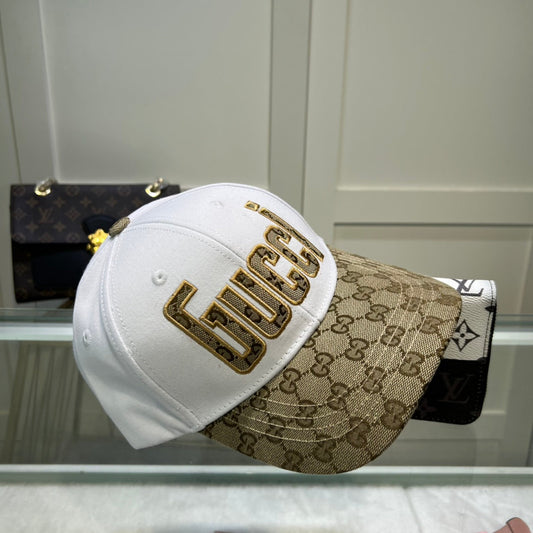 Kap tal-Baseball Classic GG Monogram | Kappell tal-qoton tad-disinjatur ta 'lussu