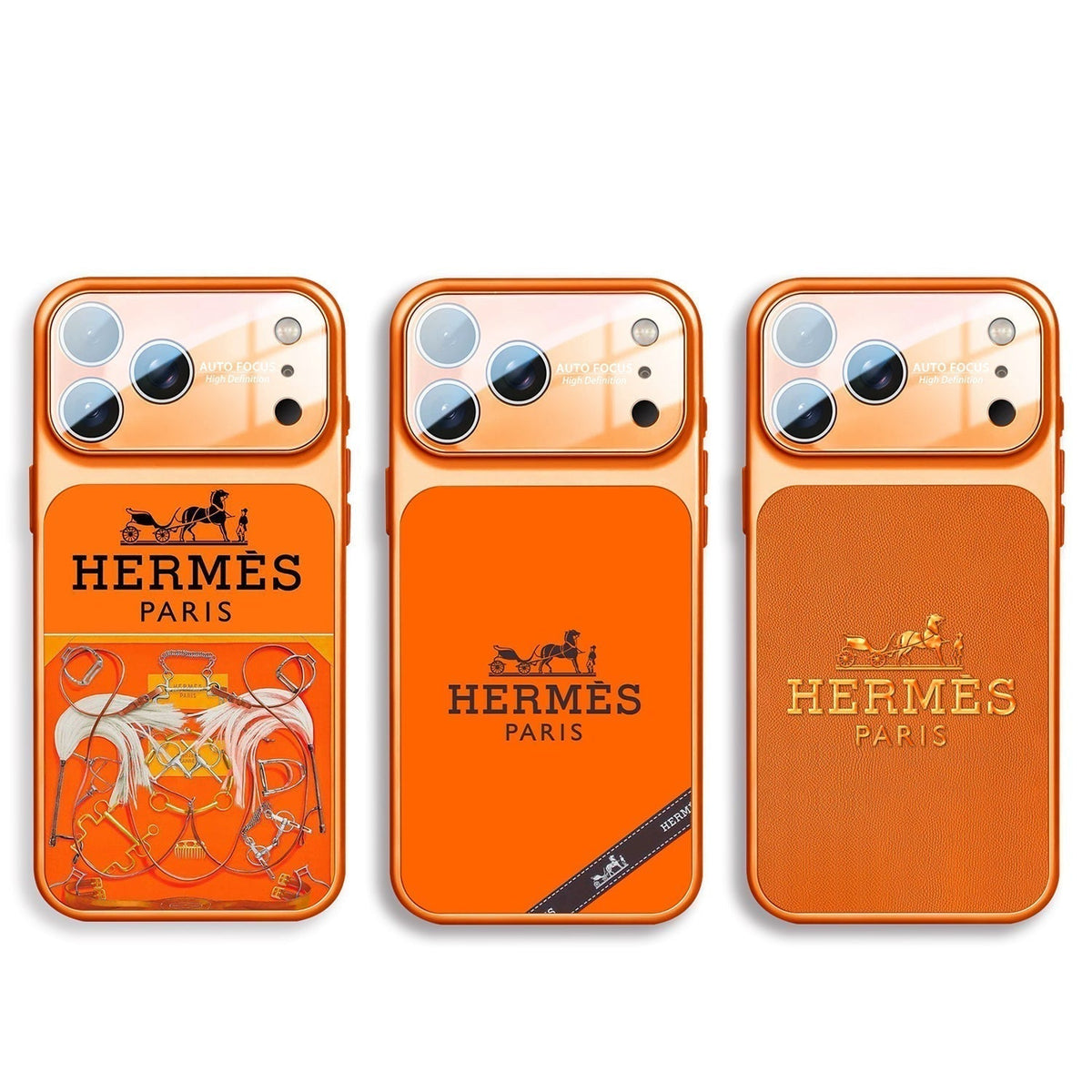 H Luxe iPhone-hoesje uit de oranje serie