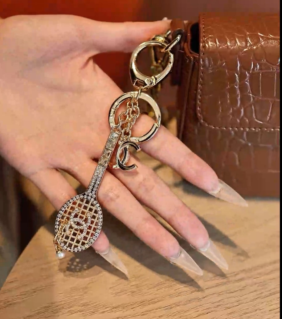 tennis racket  keychain
