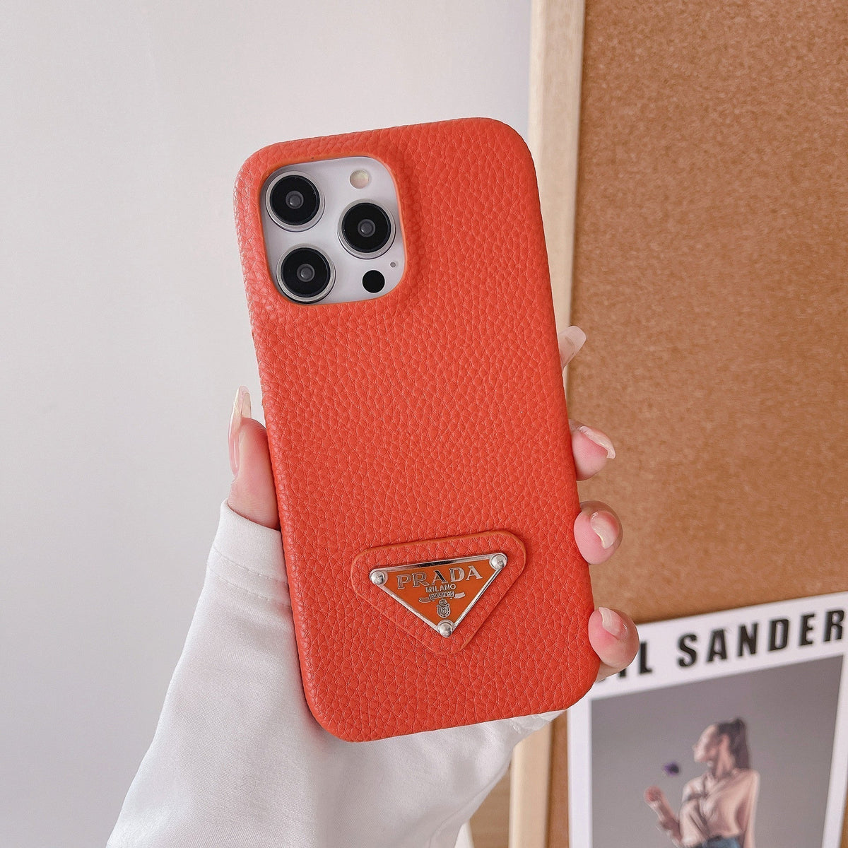 Luxe leren iPhone-hoesje
