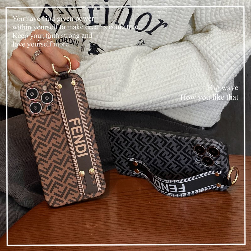 Elegant iPhone-hoesje met polsbandje