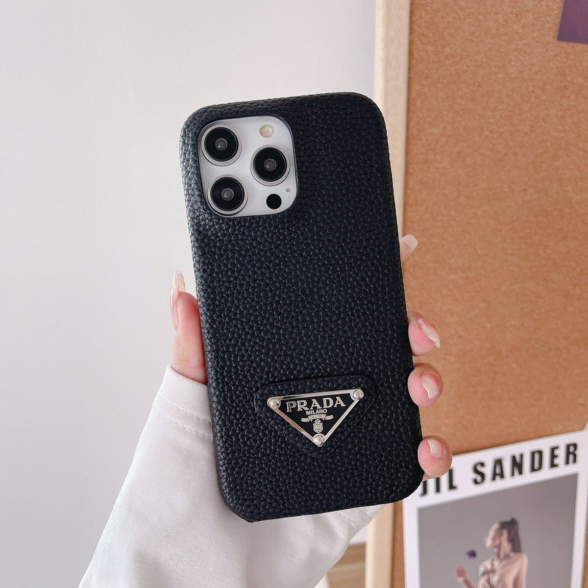 Luxe leren iPhone-hoesje