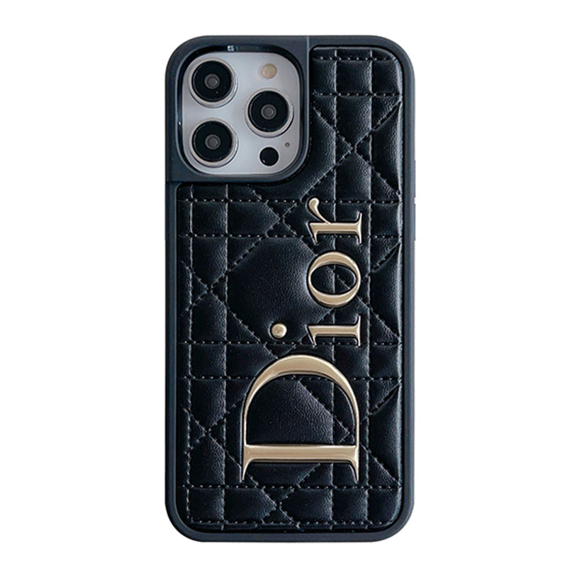 Fashion Gold Logo Ġilda iPhone Kawża