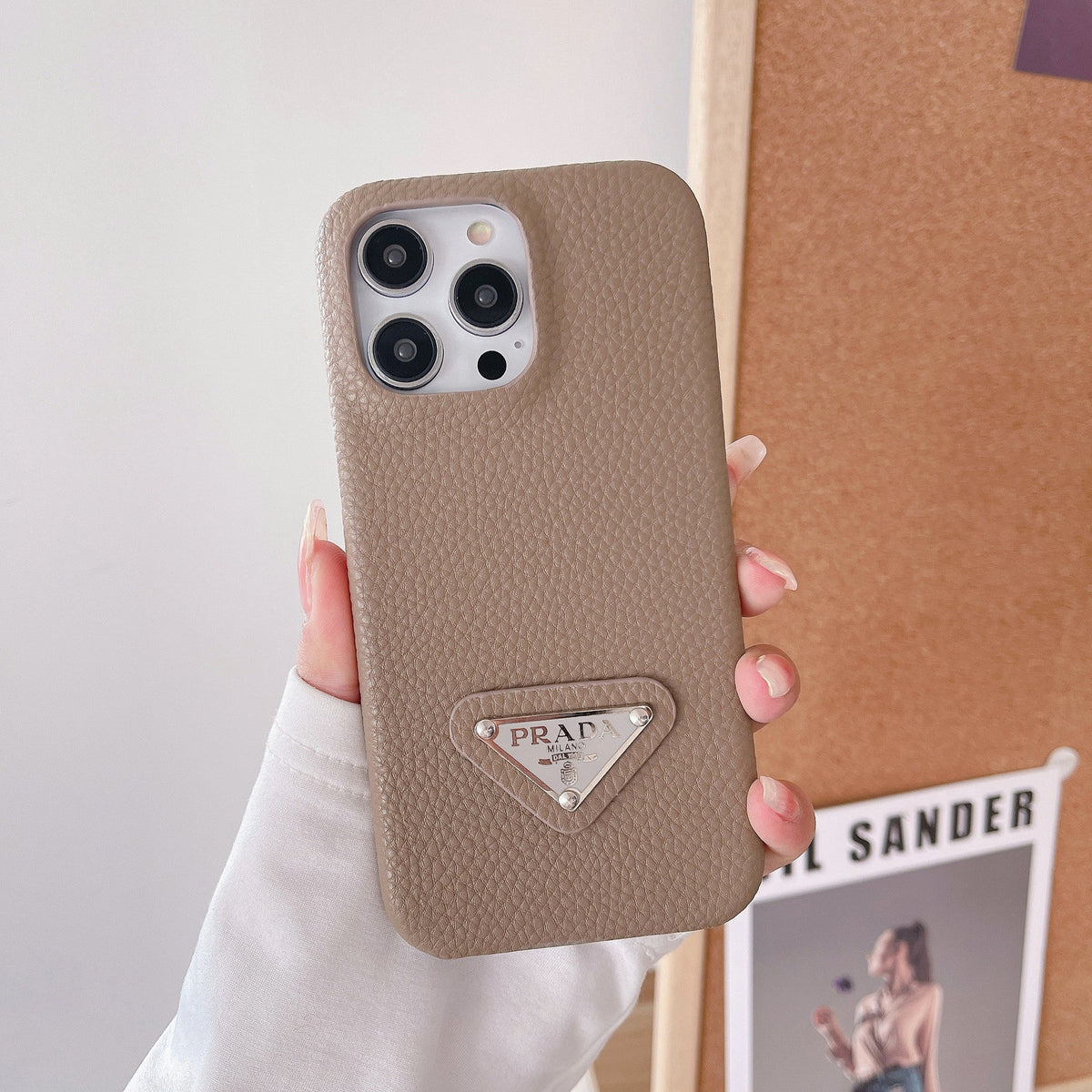 Luxe leren iPhone-hoesje