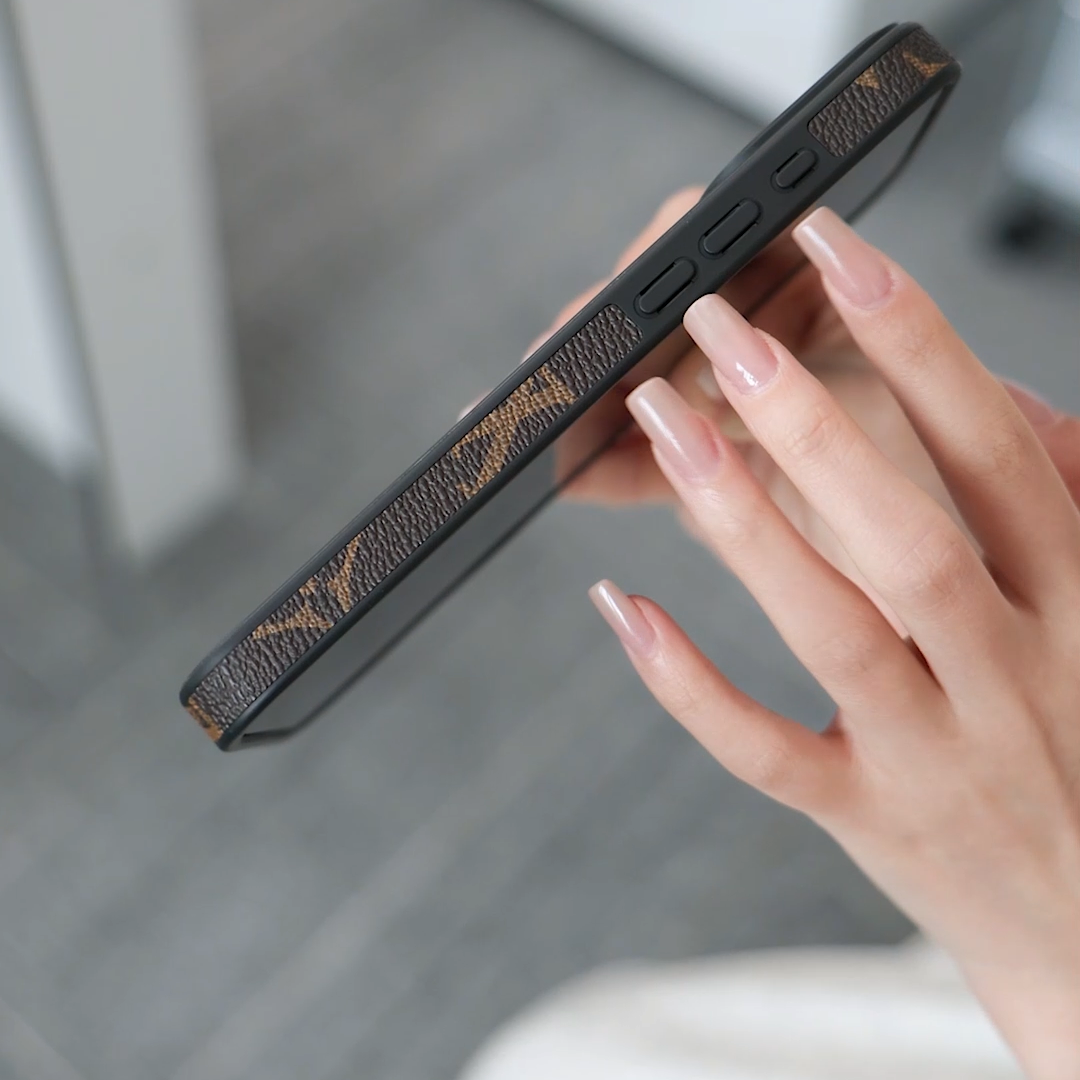 MagSafe Klassiek leren iPhone-hoesje