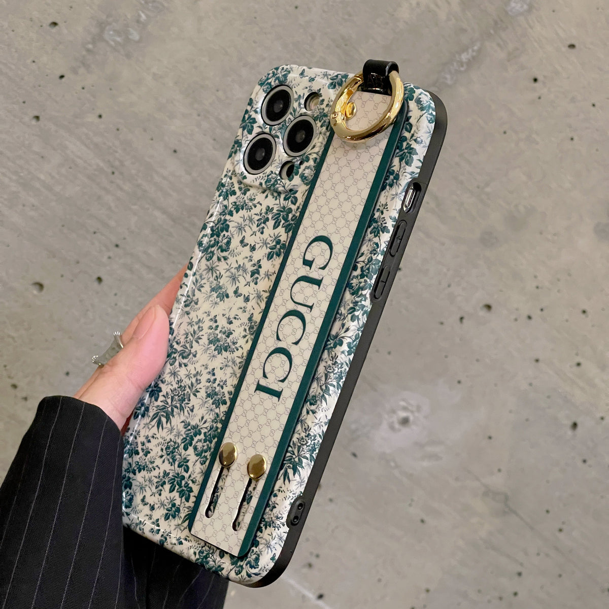 Funda Premium para iPhone con pulsera
