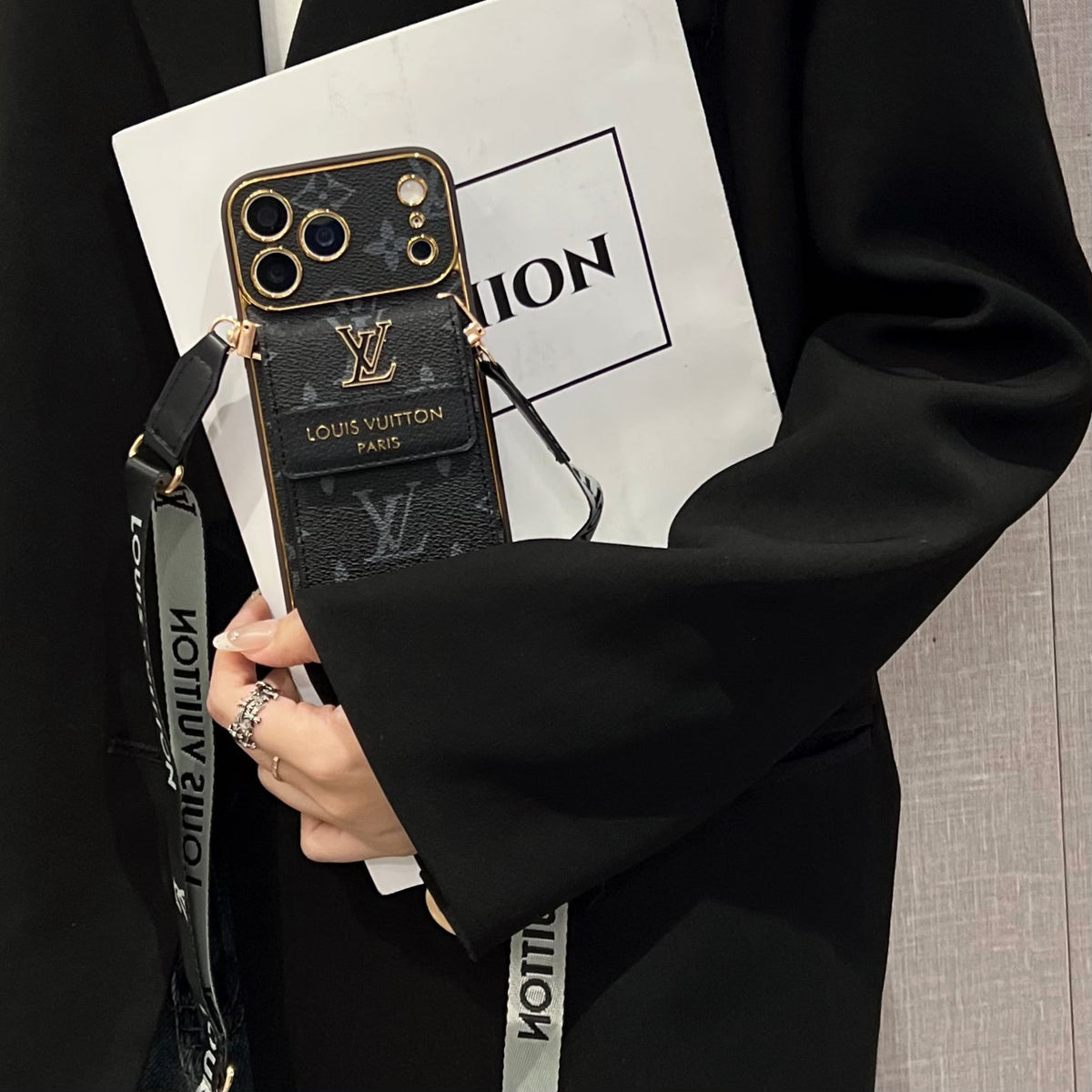 Új klasszikus luxuskártyatartós telefontok 11