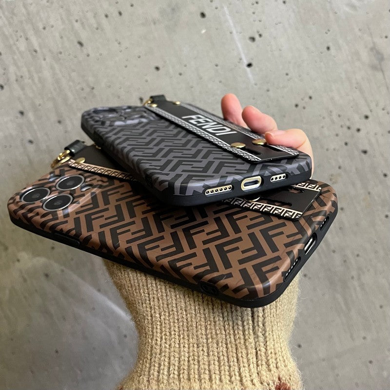 Elegant iPhone-hoesje met polsbandje