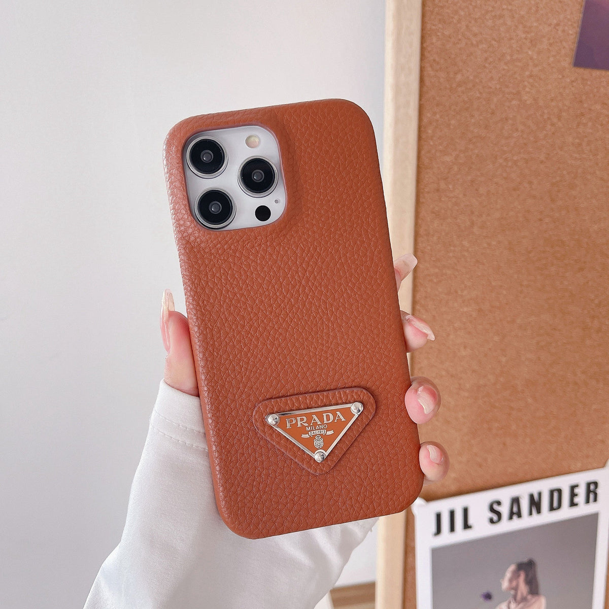 Luxe leren iPhone-hoesje