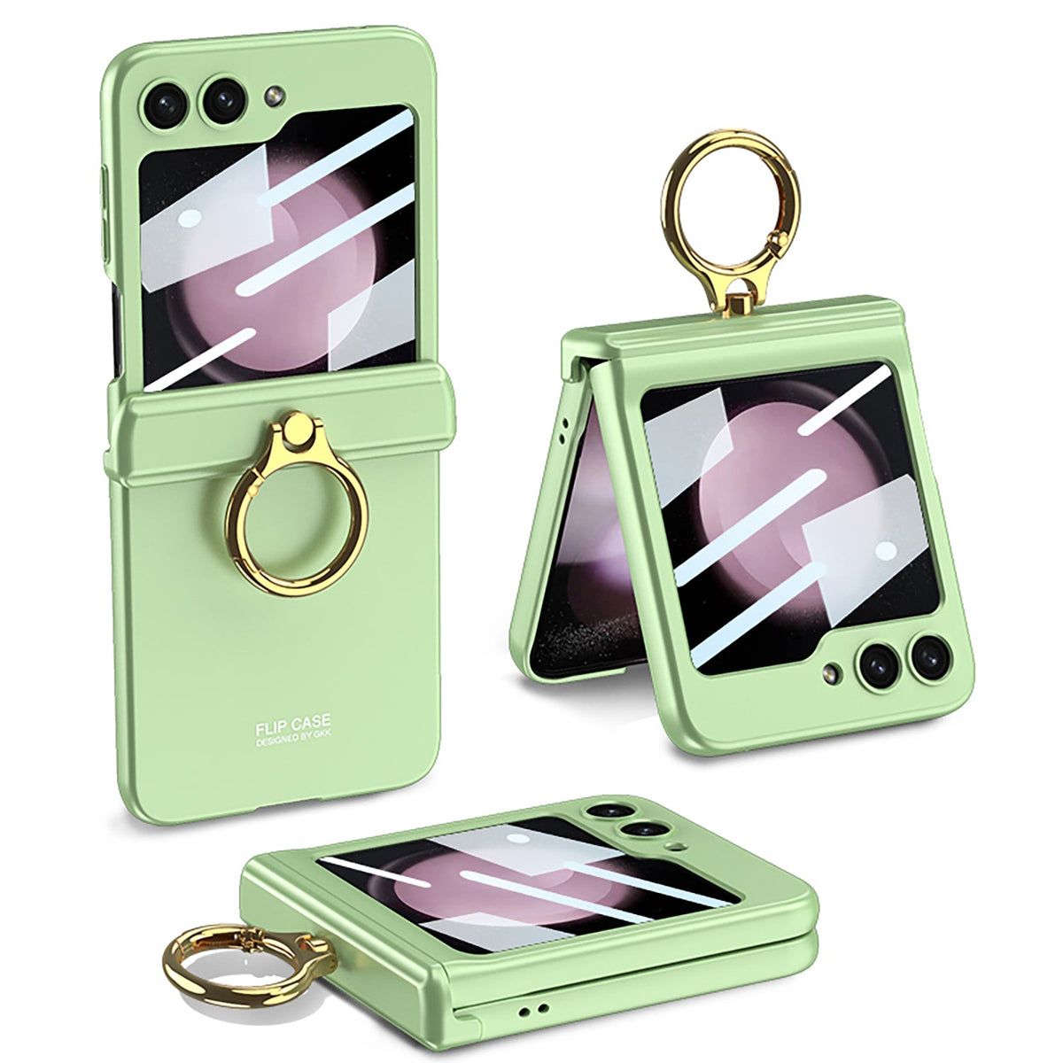 Capa magnética à prova de choque com tudo incluído para Galaxy Z Flip 7/6/5/4/3