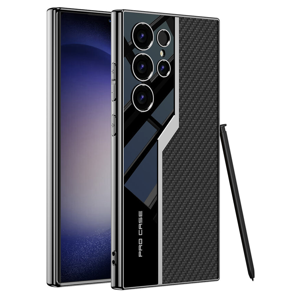 Elektromos bőr zuhanásgátló telefontok Galaxy S26 S25 S24 S23 Ultra Plus telefonhoz