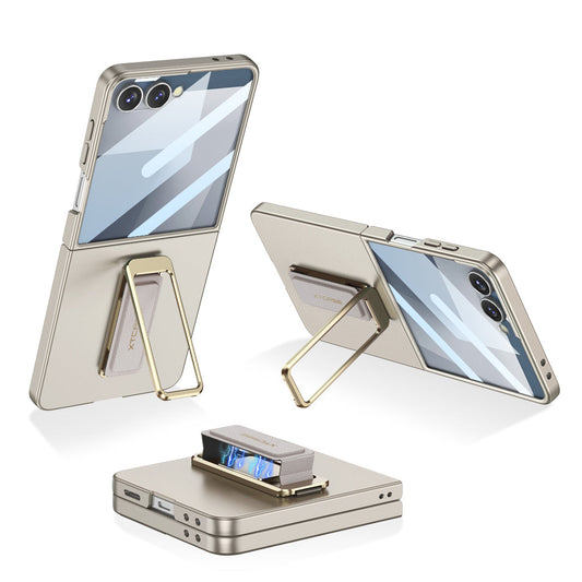 Mágneses tartó Ütésálló telefontok elülső védőfóliával Galaxy Z Flip7 készülékhez