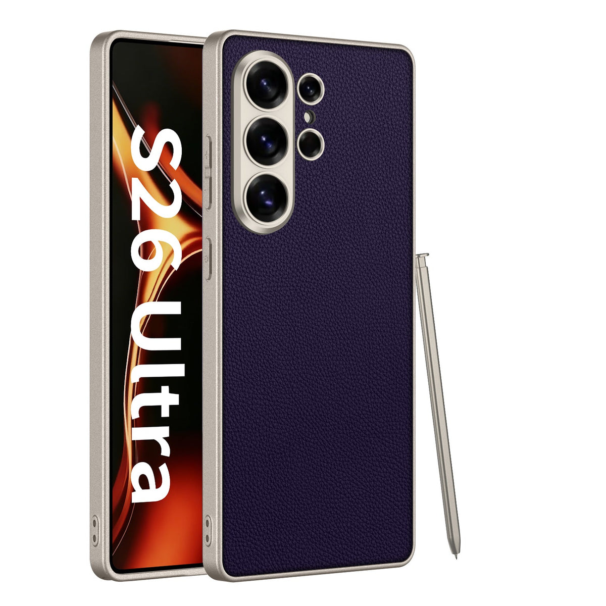 Πολυτελής δερμάτινη θήκη τηλεφώνου all-inclusive για Galaxy S26 S25 S24 Ultra