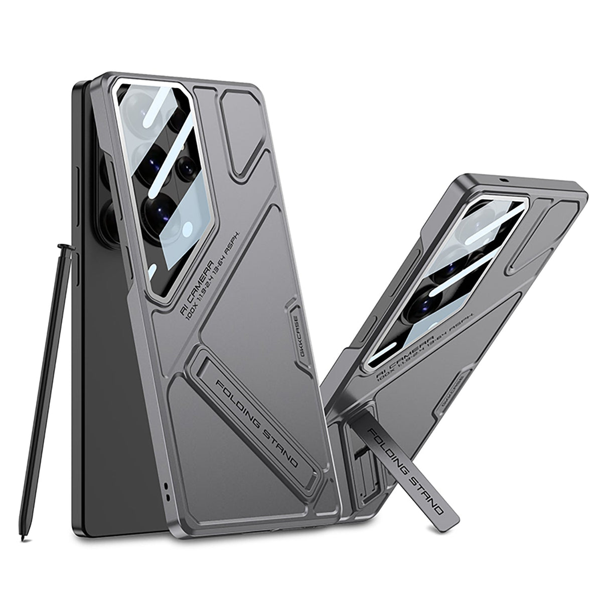 Full Lens Protection Phone Case With Holder For Galaxy S26 S25 S24 S23 Ultra