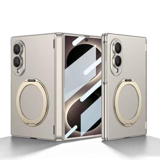 Luxus mágneses gyűrűs telefontok Galaxy Z Fold7 Fold8 Wide Ultra telefonhoz