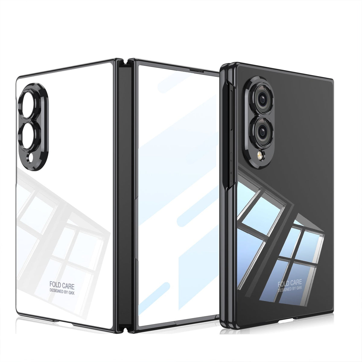 Galaxy Z Fold 8/7/6/5/4 luxus vékony tok – Prémium matt arany teljes lefedettségű összecsukható telefontok