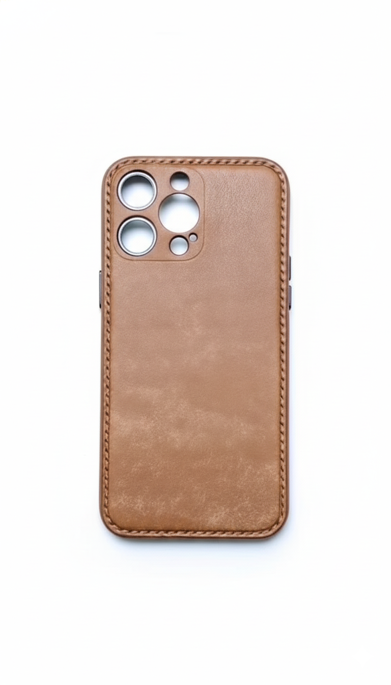 Unibody iPhone-hoesje van volnerf leer – De kunst van puur leer