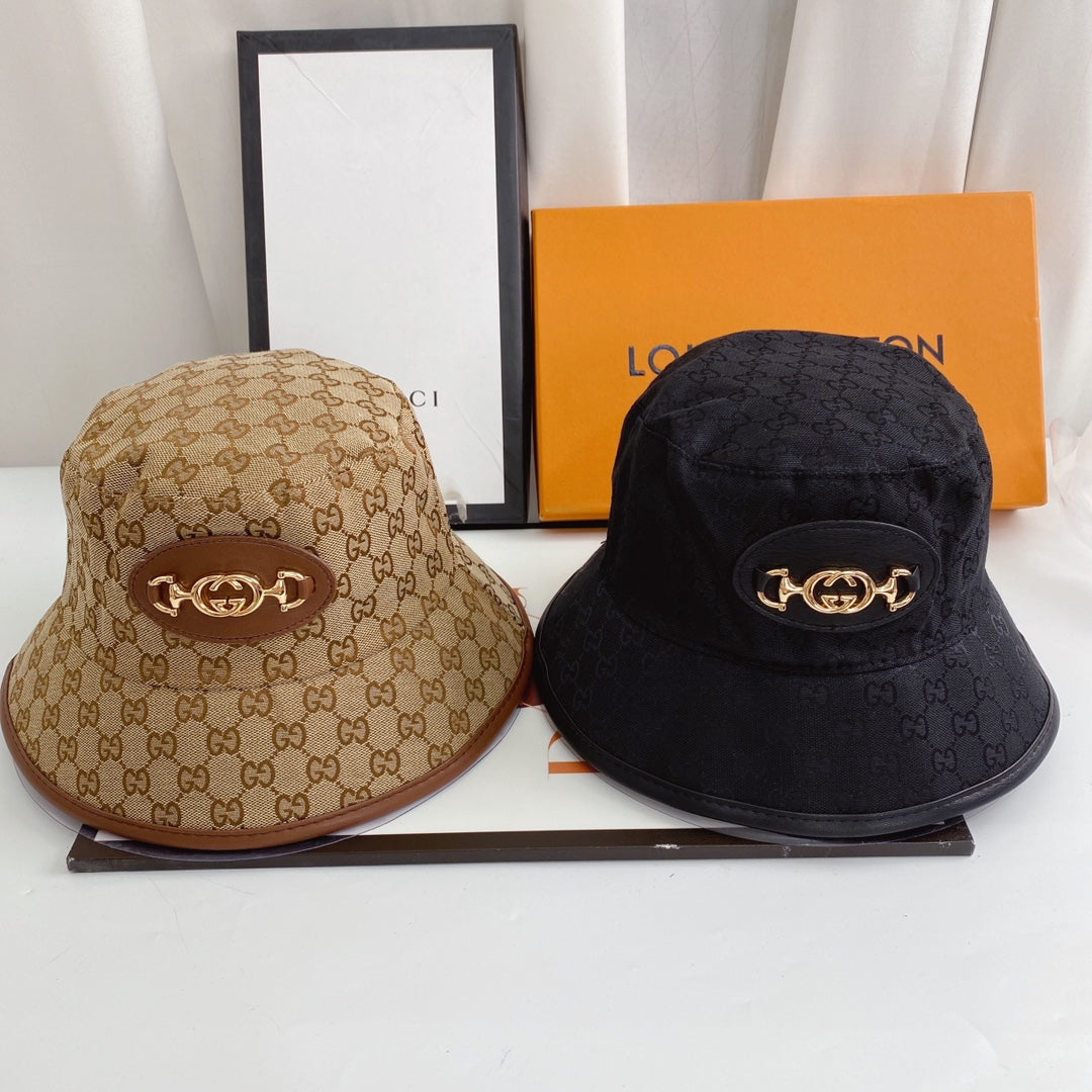 Chapeau bob classique à chaîne monogramme GG