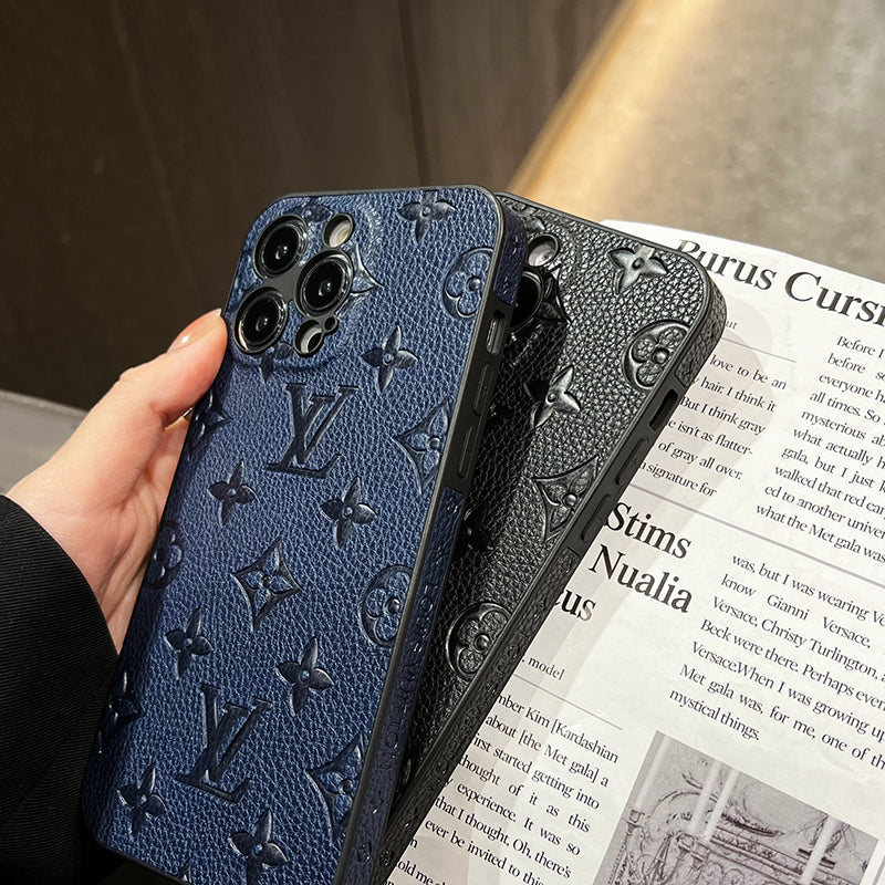 Luxe lederen iPhone-hoesje in kleur