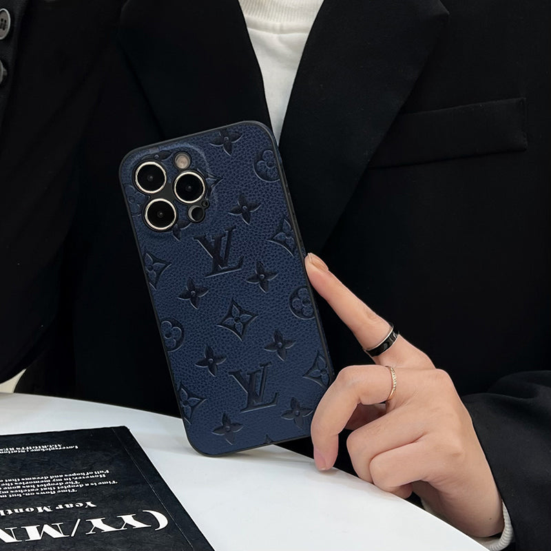 Luxe lederen iPhone-hoesje in kleur